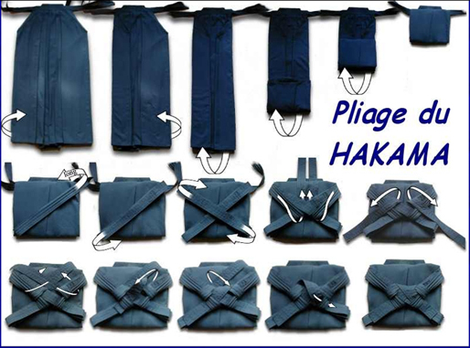 pliage hakama